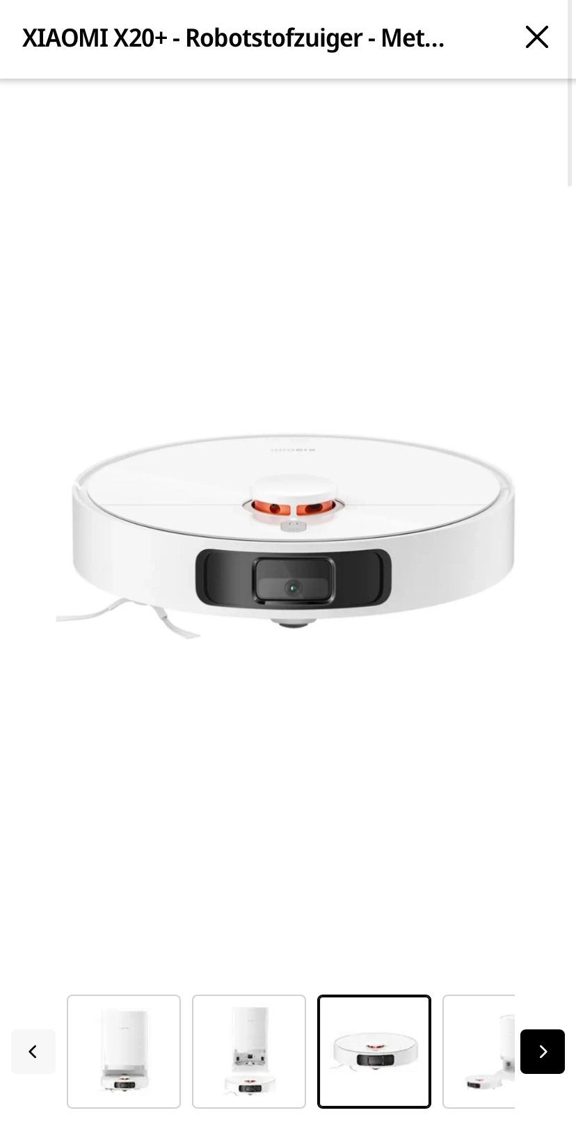 Foto 7 van XIAOMI X20+ - Robotstofzuiger - Met Dweilfunctie -6 kPa -Wit