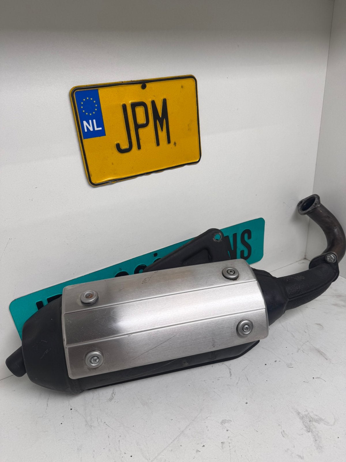 SM06 uitlaat origineel met rvs bocht 125cc/180cc, Ophalen of Verzenden, D, D, D