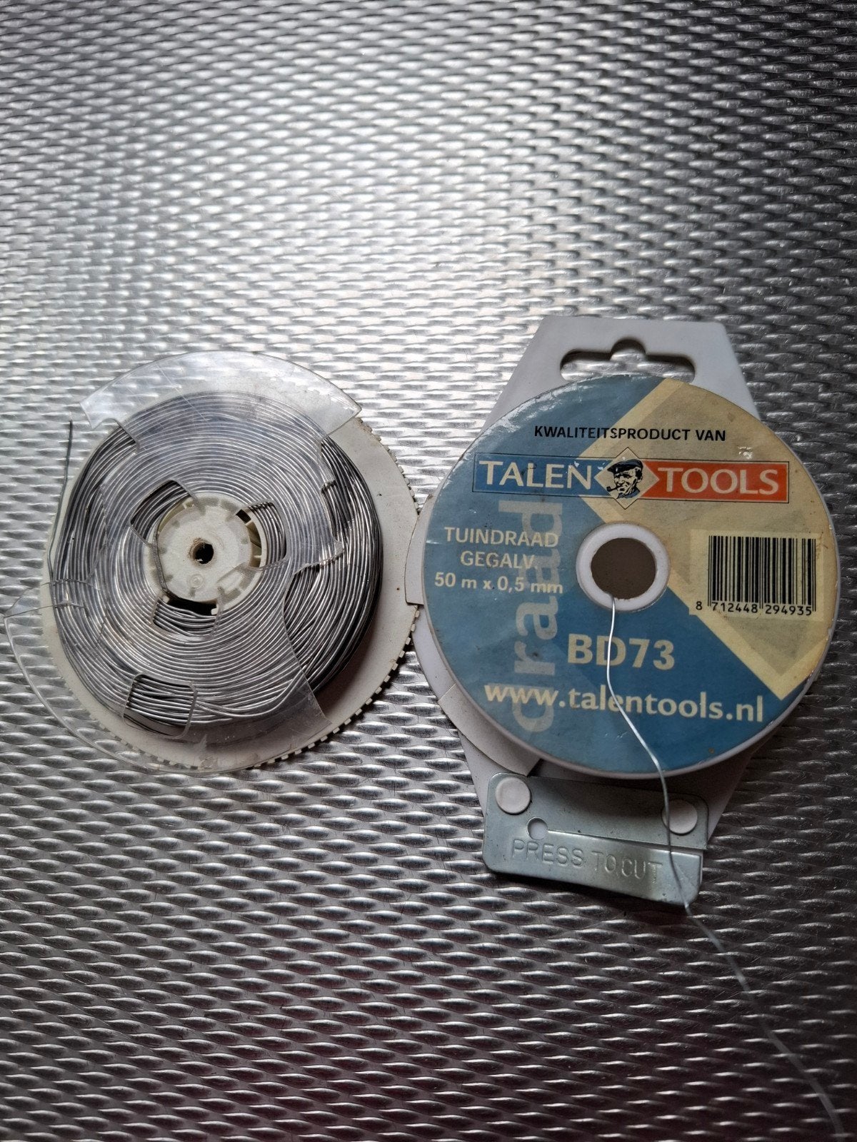 Talentools Gegalvaniseerd Tuindraad 50m x 0.5mm, Ophalen of Verzenden, Nieuw, Overige soorten, Talentools