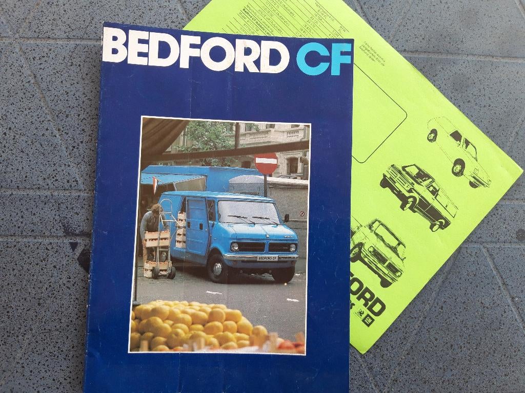 folder Bedford CF 1980 - mooie conditie, Bedford, Ophalen of Verzenden, Zo goed als nieuw, Overige merken