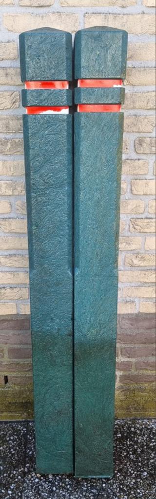 2 x kunstof diamantkoppaal, Ophalen, Minder dan 180 cm, Palen