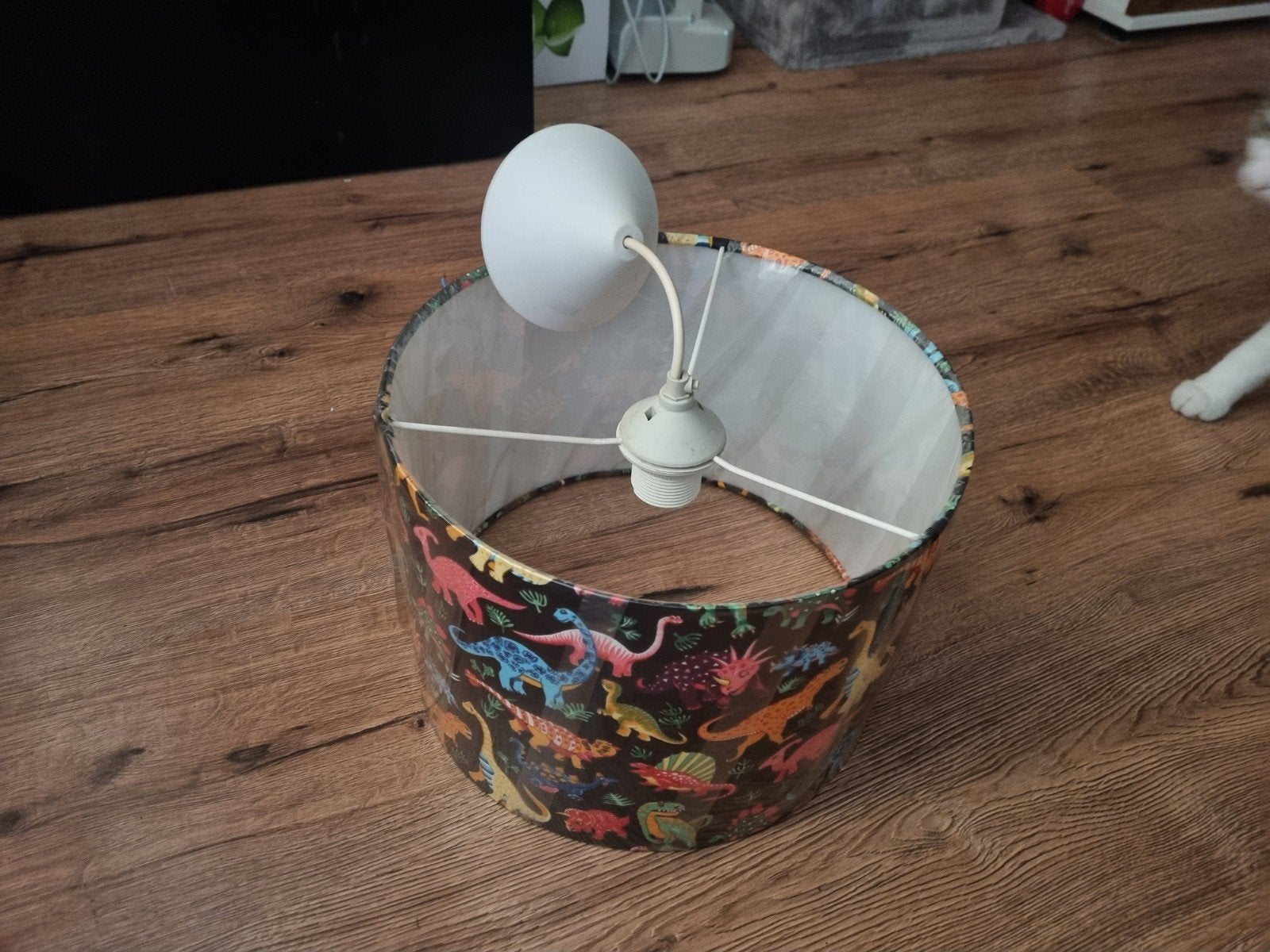 Dinolamp, Ophalen