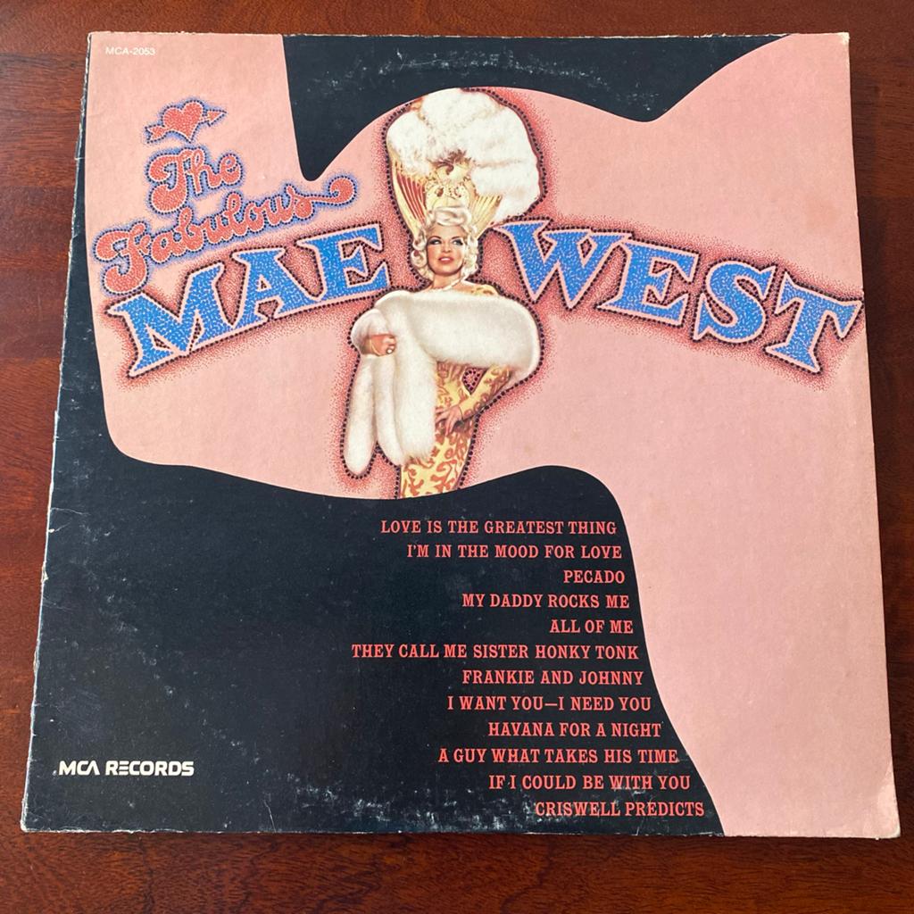 Mae West - The Fabulous Mae West LP (MCA Records), Ophalen of Verzenden, 1960 - 1969, Gebruikt, 12 inch