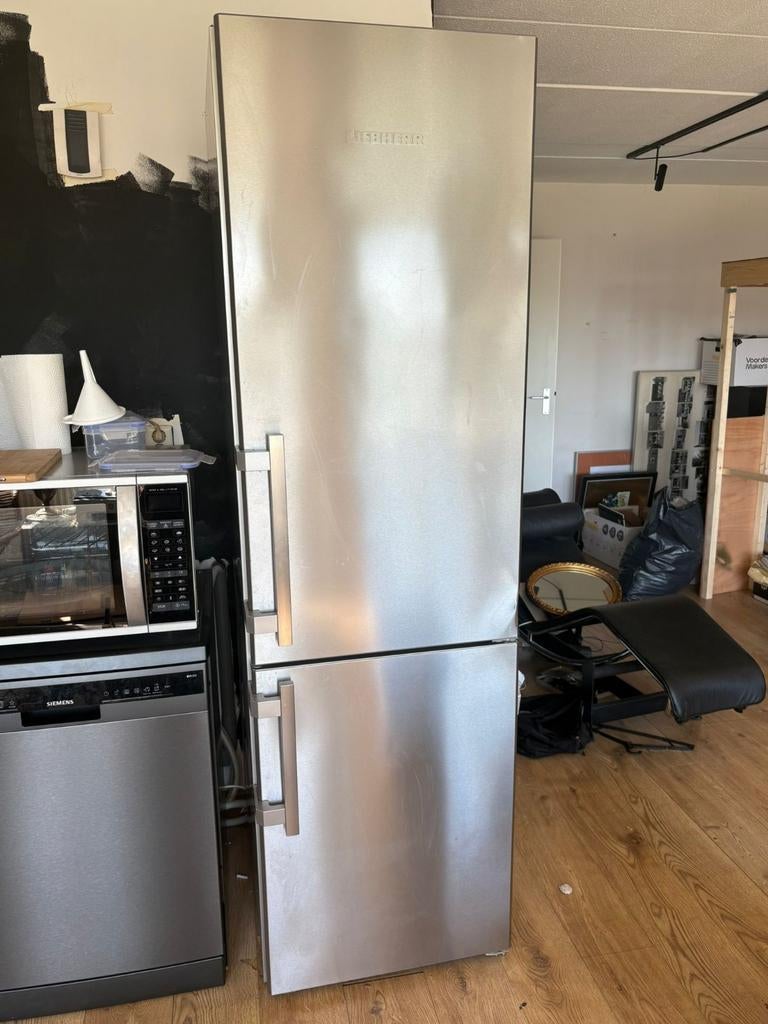 Liebherr koel/vries combinatie, Ophalen, Gebruikt, 200 liter of meer, 60 cm of meer
