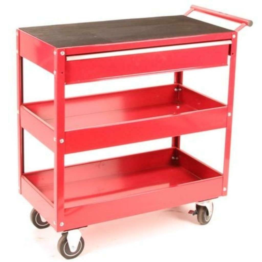 Gereedschapswagen open + la rood, Ophalen of Verzenden