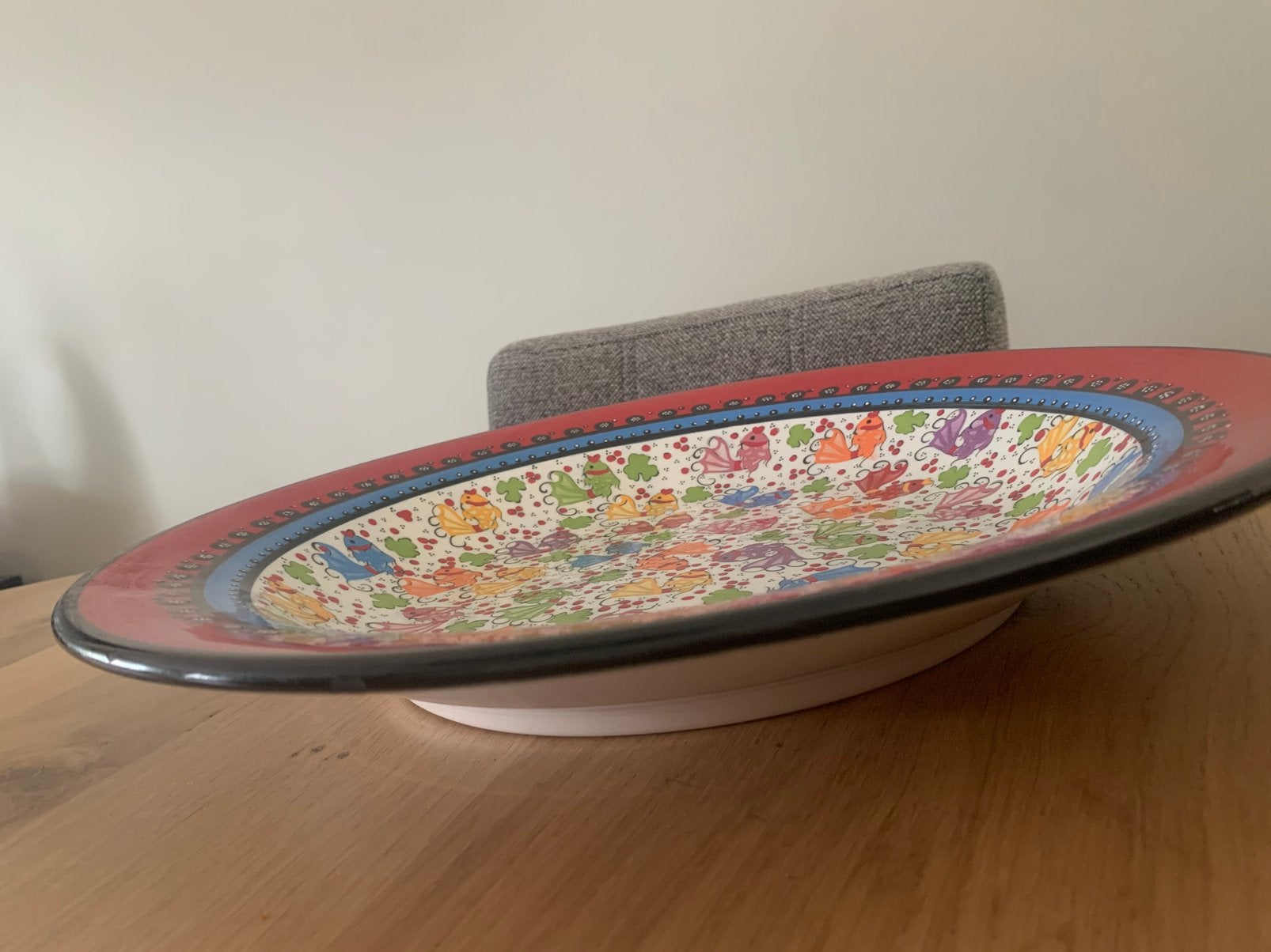 Bowls and Dishes Nimet schaal diameter 41 cm hoog 6 cm, Huis en Inrichting, Keuken | Servies, Ophalen, Overige stijlen, Schaal of Schalen