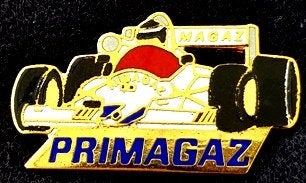 Primagaz racewagen pin, Verzenden, Nieuw, Transport, Speldje of Pin