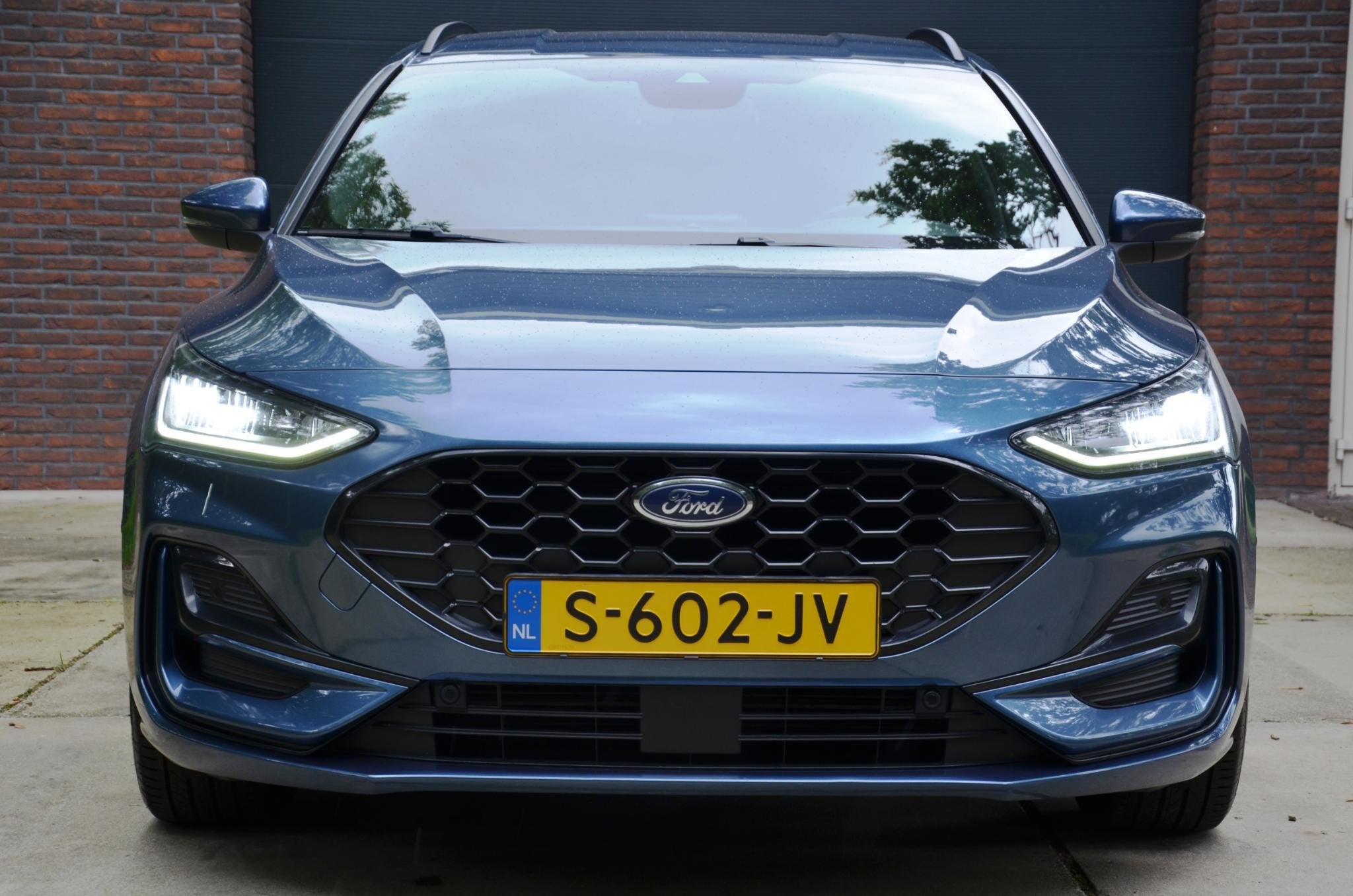 Ford Focus Wagon 1.0 EcoBoost Hybrid ST Line Style Navi/Led/, Gebruikt, Euro 6, Blauw, Origineel Nederlands