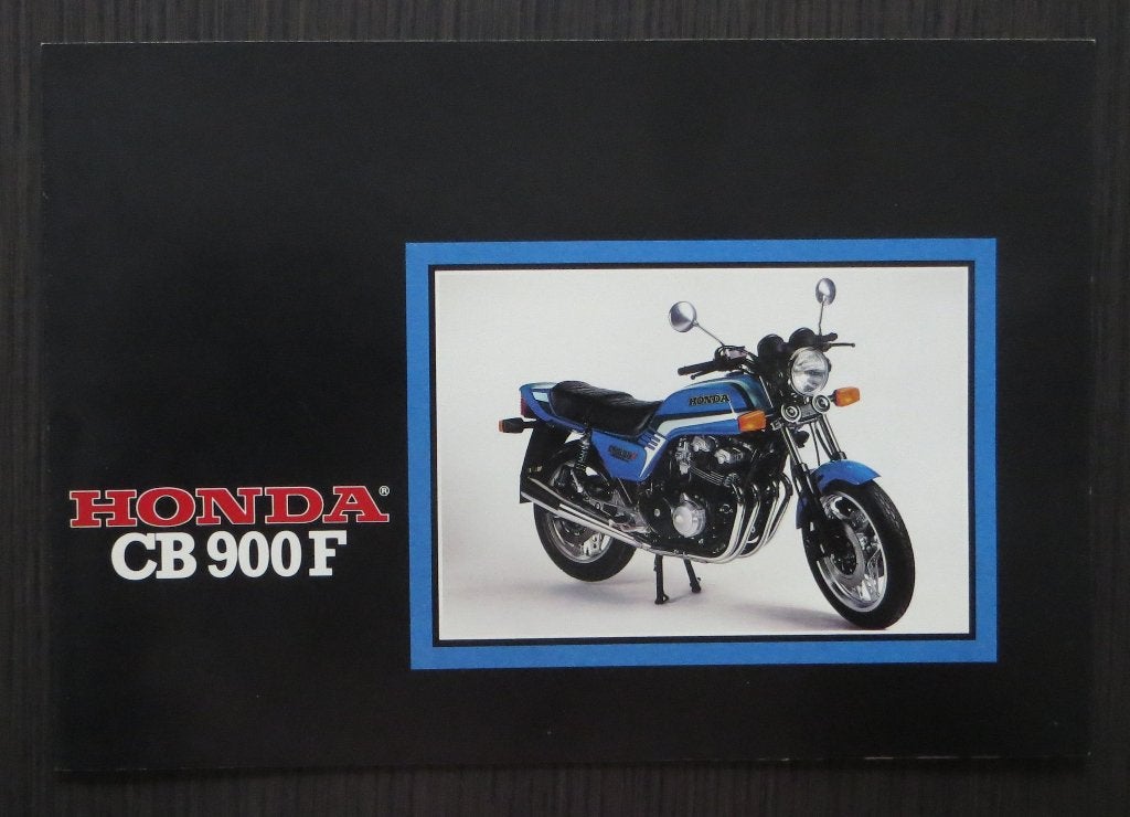 Folder Honda CB 900 F Bol d'Or - ca. 1979 - 4 blz (Ned.), Verzenden, Honda