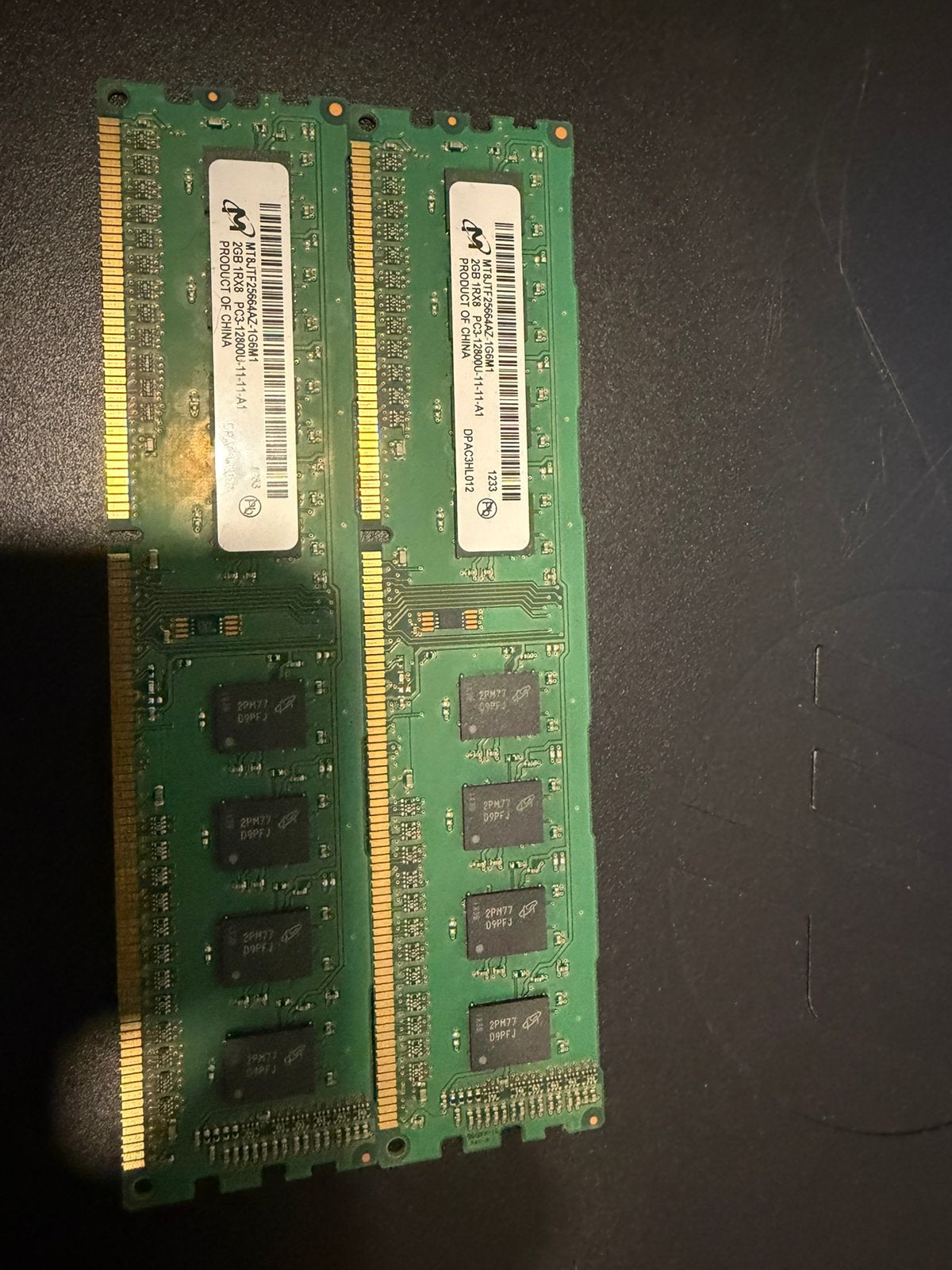 2 GB DDR3 RAM, Computers en Software, RAM geheugen, DDR3, Ophalen of Verzenden, Zo goed als nieuw, Desktop