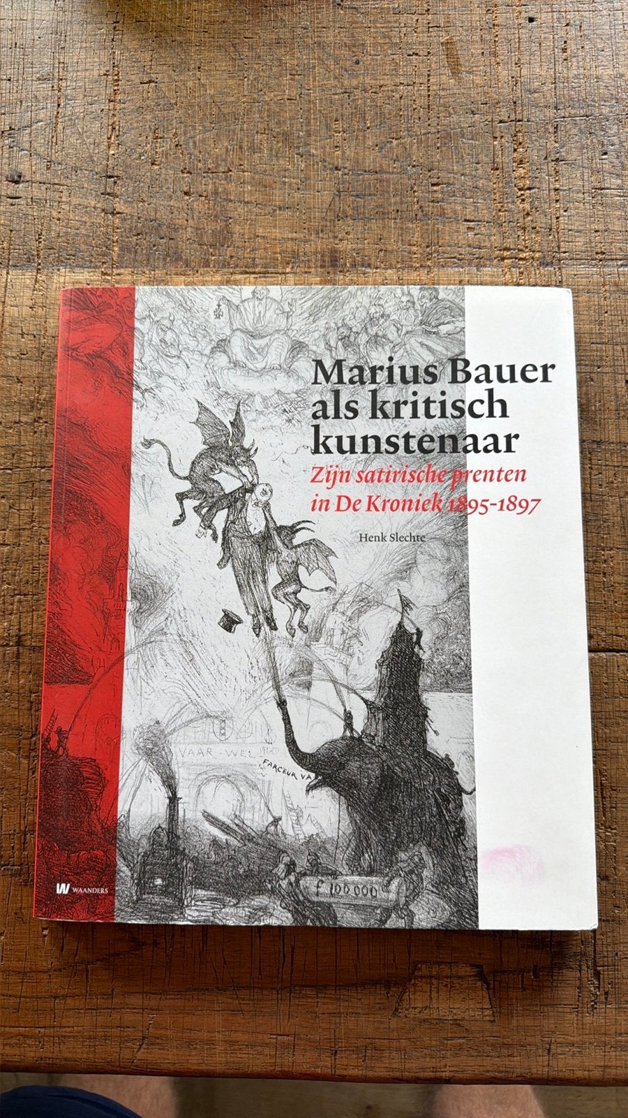 Marius Bauer als kritisch kunstenaar - Satirische prenten, Ophalen of Verzenden, Zo goed als nieuw, Schilder- en Tekenkunst