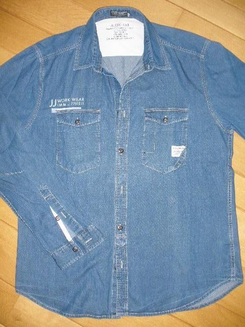 JACK AND JONES spijkerbloes maat XL, Blauw, Ophalen of Verzenden, Zo goed als nieuw, Halswijdte 43/44 (XL)