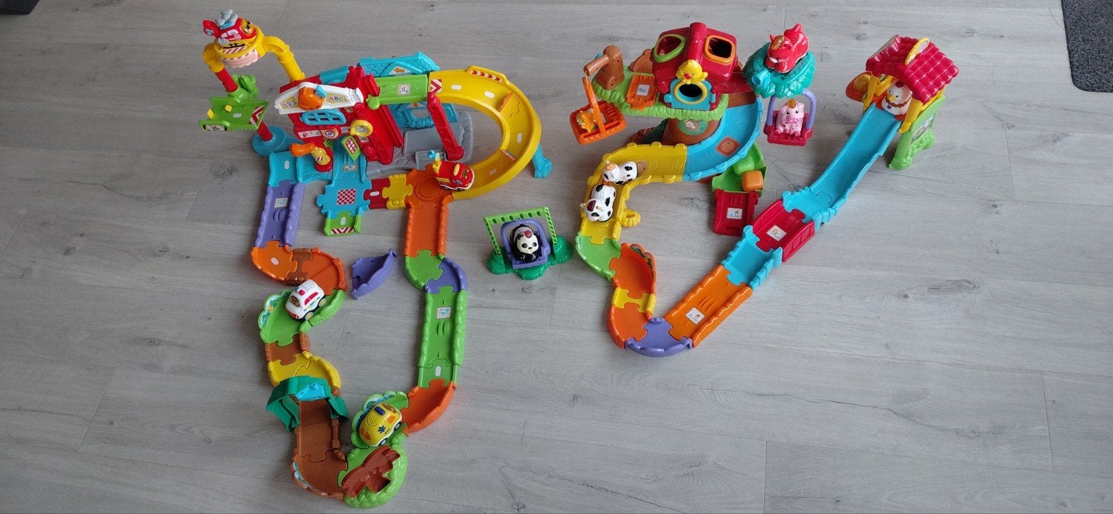 VTech Toet Toet Auto's en Zoef Zoef Dieren speelset, Ophalen of Verzenden, Zo goed als nieuw, Jongen of Meisje