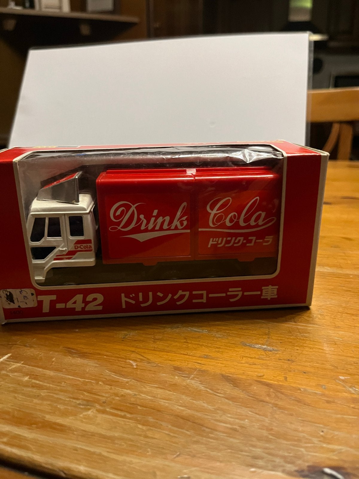 T-42 Mitsubishi Fuso Drink Cola Vrachtwagen 1:53 Japan, Overige merken, 1:50 of kleiner, Nieuw, Ophalen of Verzenden