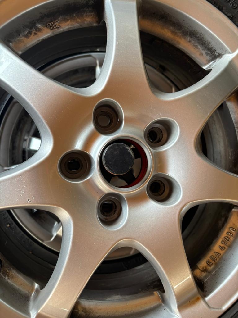 Set winterbanden op lichtmetalen velgen, Auto-onderdelen, Banden en Velgen, Ophalen, Gebruikt, 16 inch, Banden en Velgen