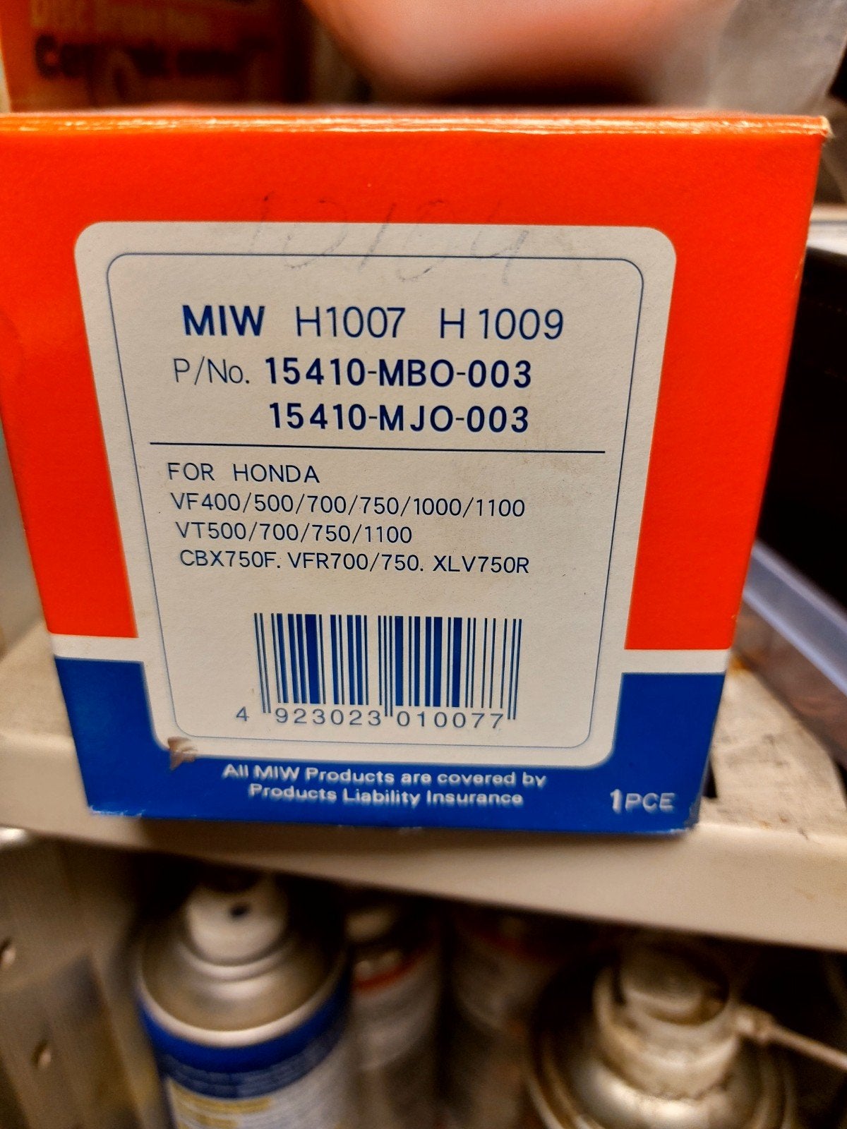 Gratis MIW H1007/H1009 Oliefilter voor Honda motoren, Ophalen, Nieuw