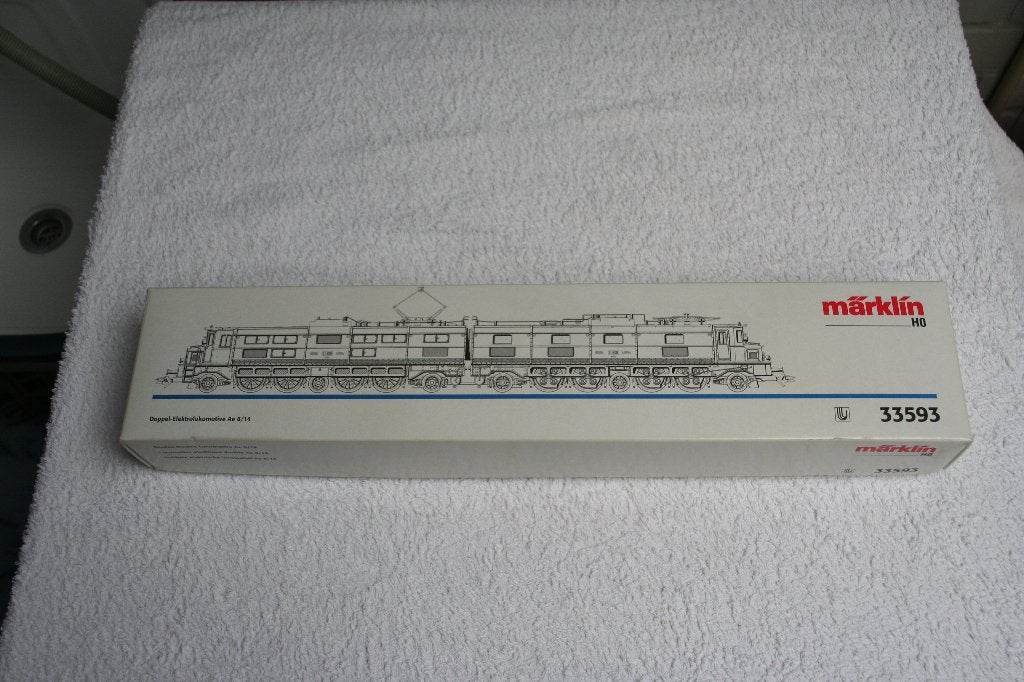 Märklin H0 33593 'Dubbele locomotief SBB groen', Wisselstroom, Treinset, Nieuw, Ophalen of Verzenden