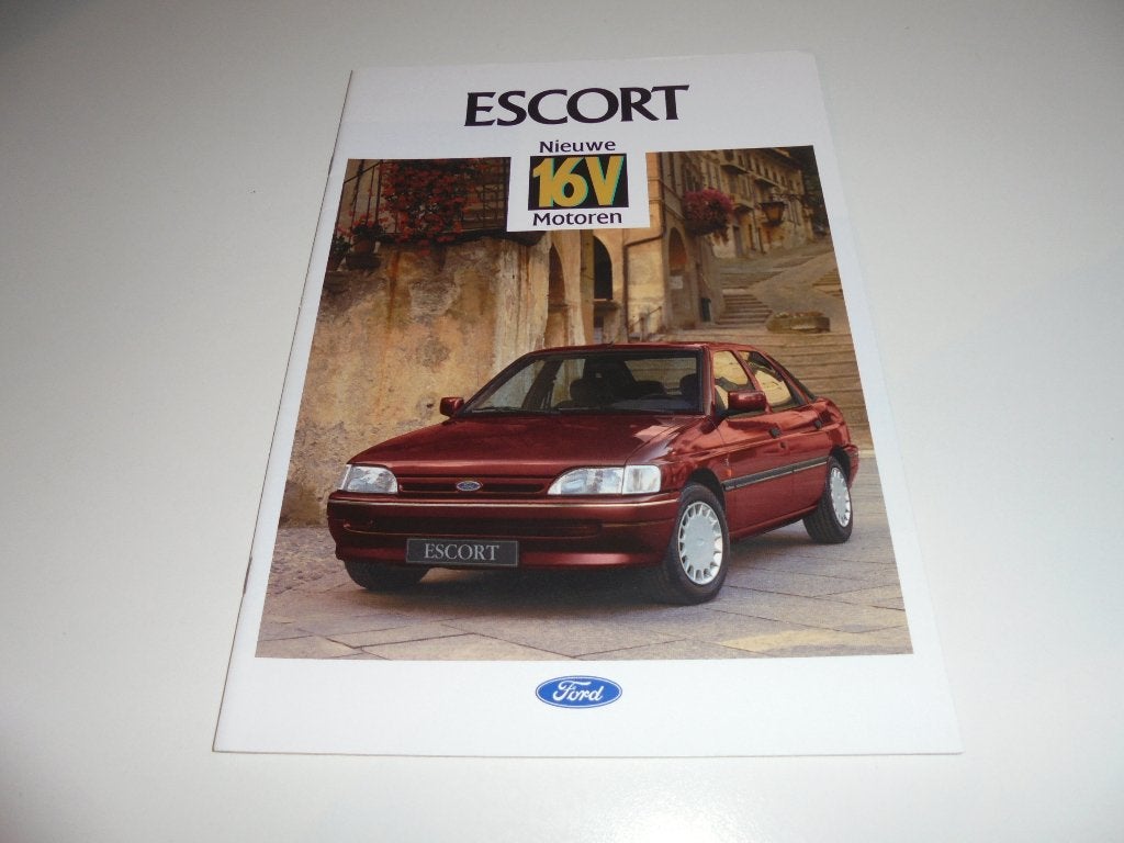 brochure Ford Escort  1992, Boeken, Auto's | Folders en Tijdschriften, Ophalen of Verzenden, Nieuw, Ford