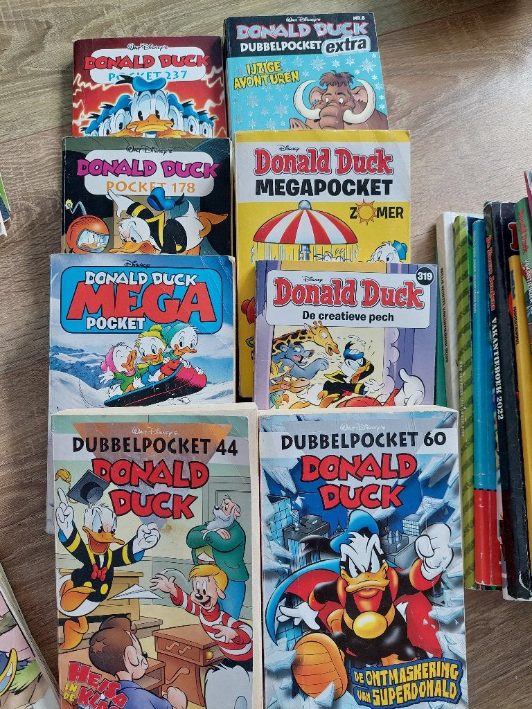 Donald Duck, Boeken, Stripboeken, Meerdere stripboeken, Ophalen, Gelezen