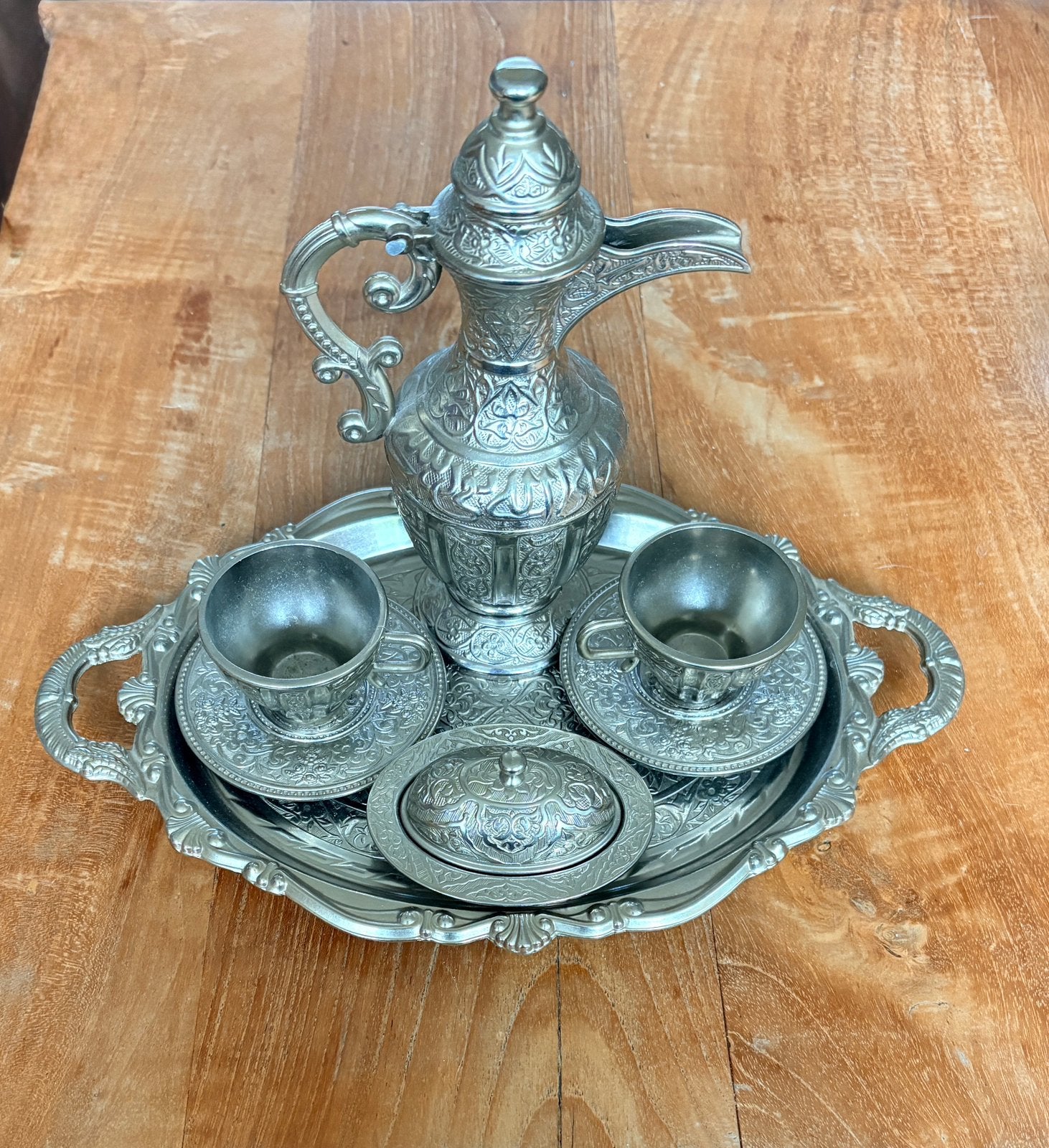 Oosterse koffieset, Antiek en Kunst, Ophalen of Verzenden