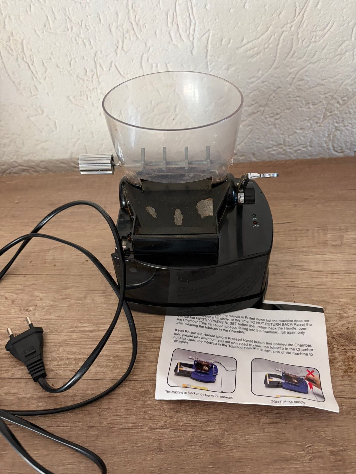 Electrice sigaretten maker, Ophalen of Verzenden, Zo goed als nieuw, Tabaksdoos of Verpakking
