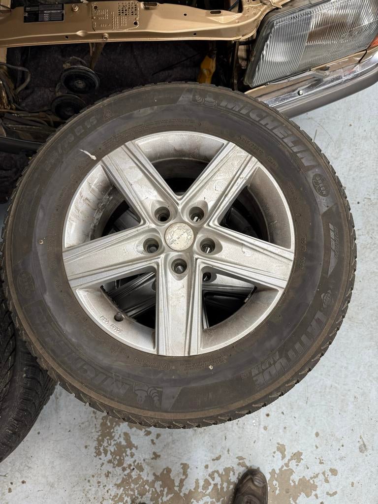 Velgenset met banden 215/70R16 5x114,3, Auto-onderdelen, Banden en Velgen, Ophalen, 16 inch, Banden en Velgen, All Season