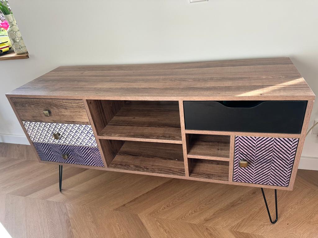 Tv meubel, Ophalen, Gebruikt, 100 tot 150 cm, Minder dan 100 cm