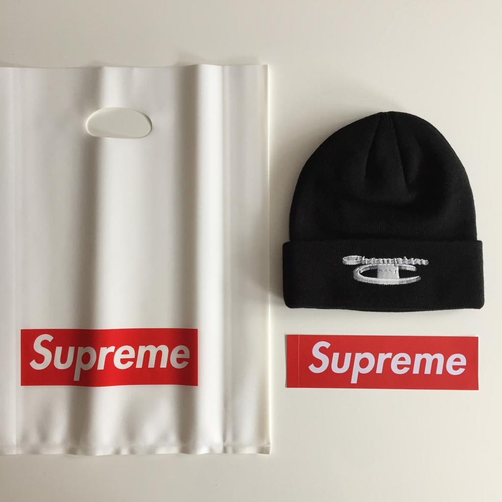 Supreme beanie champion 3D metallic muts uit 18FW, Ophalen of Verzenden, Nieuw, Overige maten, Muts