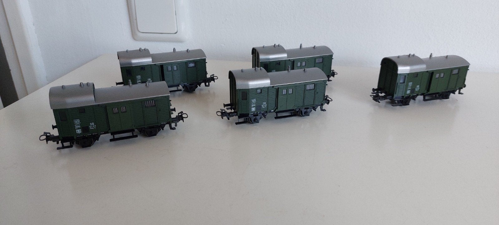 5x Marklin wagon 4677, Wisselstroom, Gebruikt, Wagon, Ophalen of Verzenden