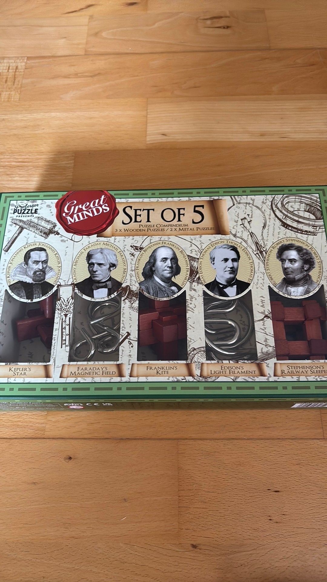 Puzzels ..3xhout en 2xmetaal, Ophalen, Nieuw