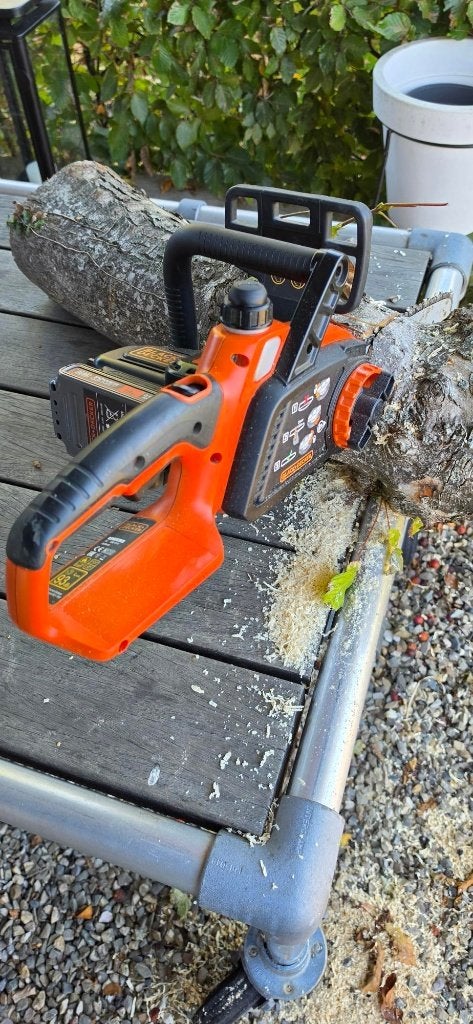 Kettingzaag Black & Decker met accu, Ophalen of Verzenden, Gebruikt, Black & Decker
