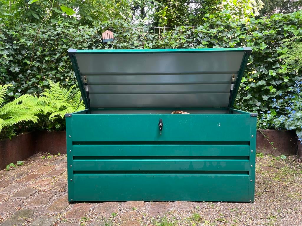 Beliani opbergbox voor buiten, Ophalen, Zo goed als nieuw, Metaal, Overige typen