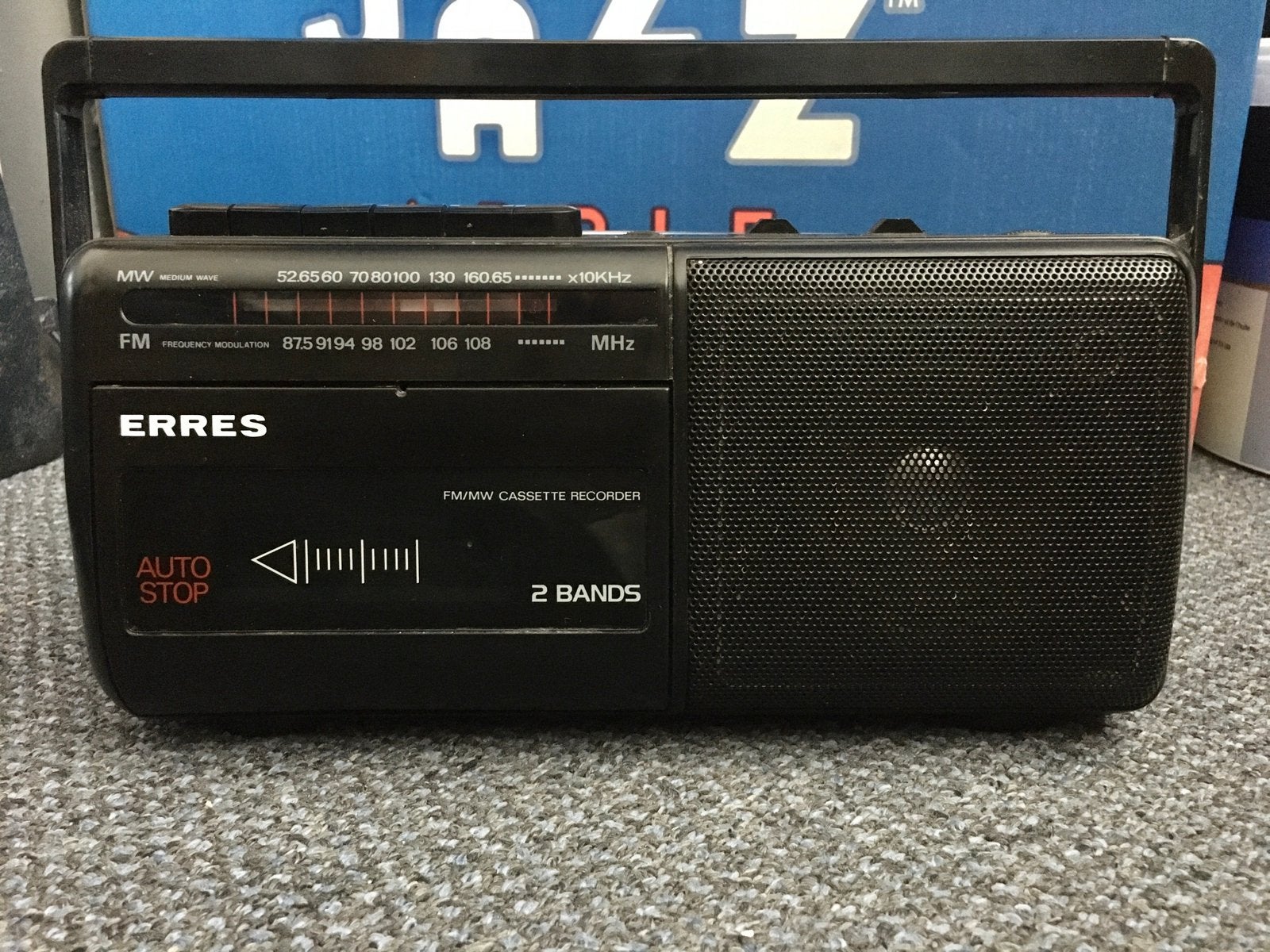 Mooie kleine radio cass rec erres pr incl vzk, Ophalen of Verzenden, Radio