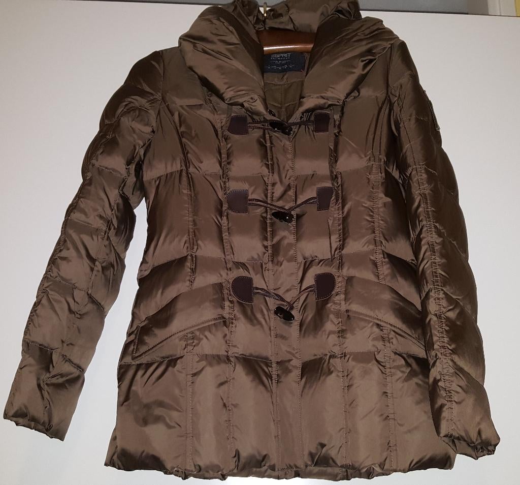 Esprit Collection winterjas, Kleding | Dames, Jassen | Winter, Ophalen, Zo goed als nieuw, Maat 36 (S), Bruin