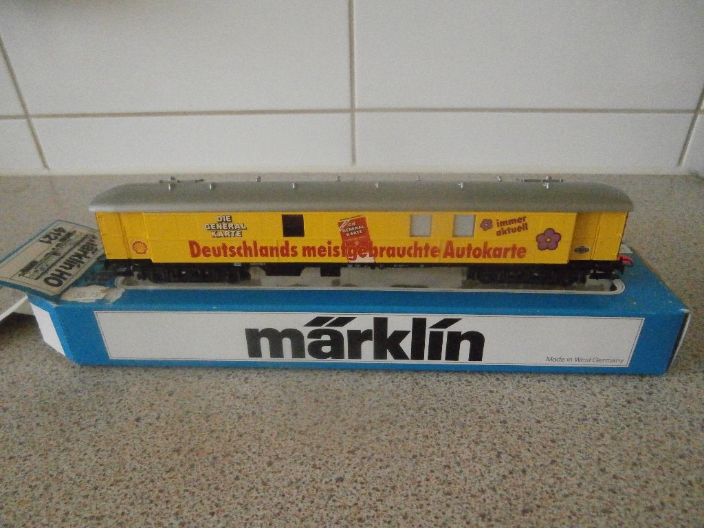 Marklin DB Bagage wagon 4121, Wisselstroom, Wagon, Ophalen of Verzenden, Zo goed als nieuw