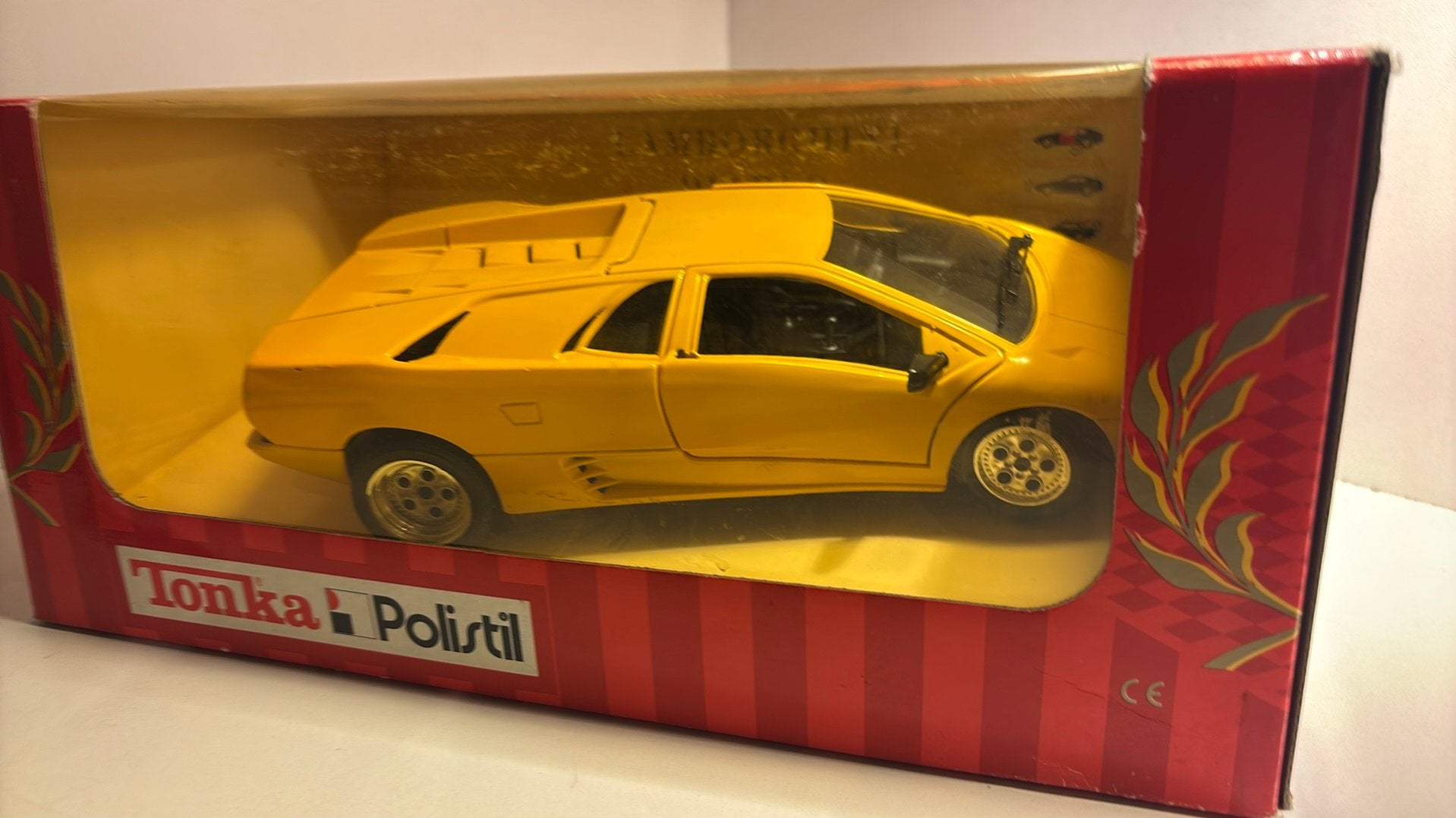 Lamborghini diablo yellow polistil 1.18, Ophalen of Verzenden, A, A, A