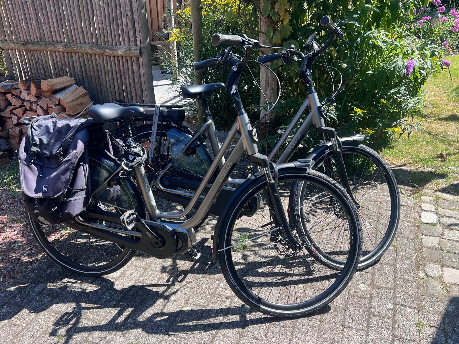 Stella Avalon elektrische fietsen Shimano Steps middenmotor, Zo goed als nieuw, 51 tot 55 cm, 50 km per accu of meer, Ophalen