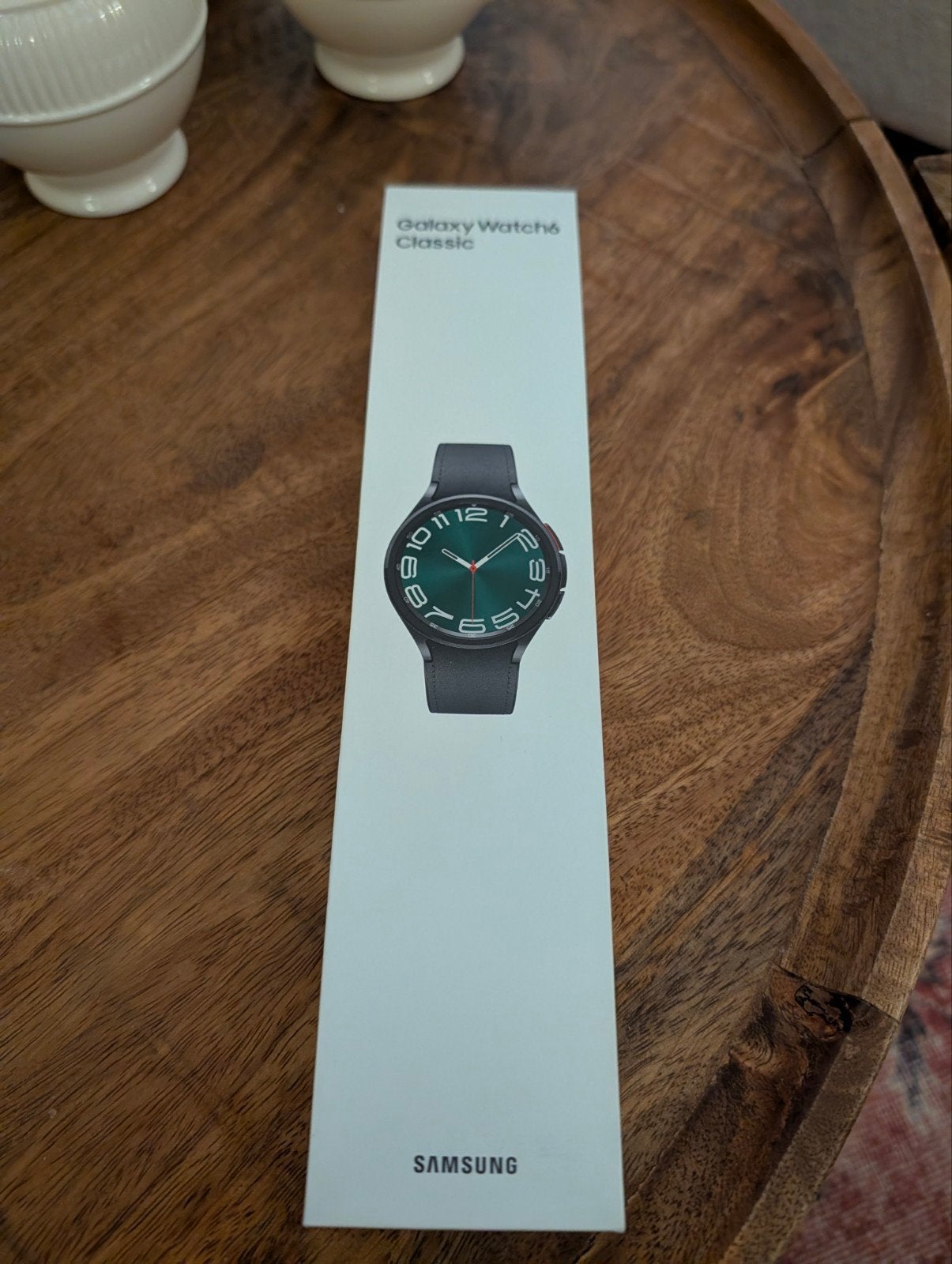 Samsung Galaxy Watch6 Classic Zwart - Zo goed als nieuw, Ophalen, Hartslag, Zwart, Zo goed als nieuw