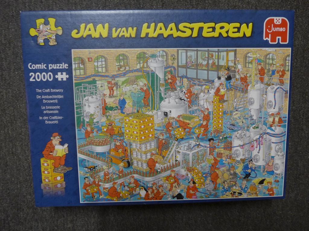Jan Van Haasteren Comic Puzzel The Craft Brewery 2000 st, Ophalen of Verzenden, Meer dan 1500 stukjes, Nieuw, Legpuzzel