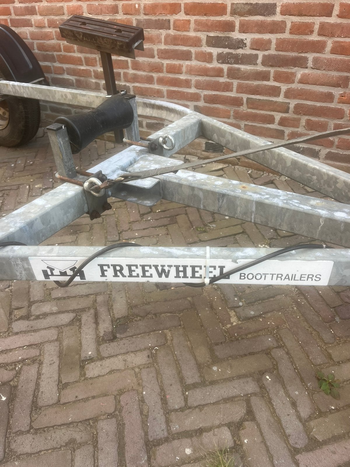 FREE WEEL KANTEL TRAILER voor boot 4.50, Minder dan 1500 kg, Gebruikt, Minder dan 6 meter, Ophalen of Verzenden