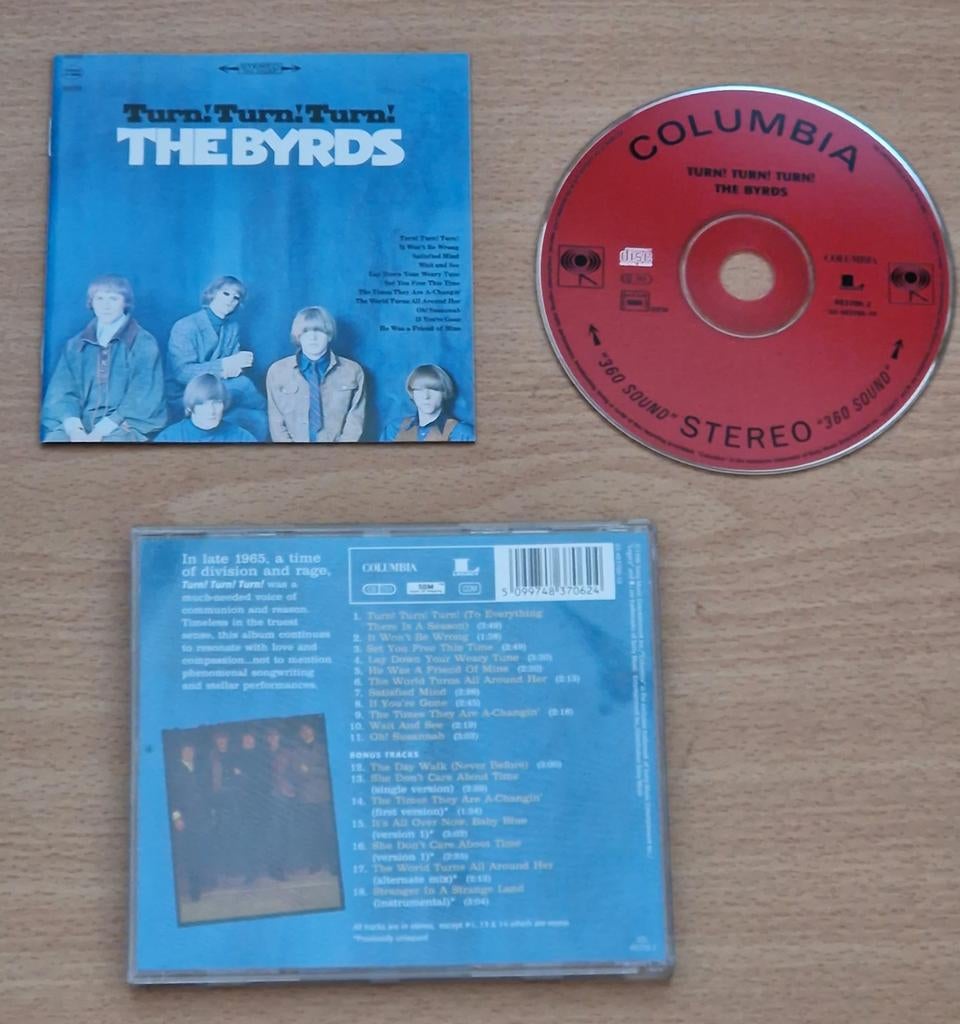 The Byrds - Turn Turn Turn, Ophalen of Verzenden, Gebruikt