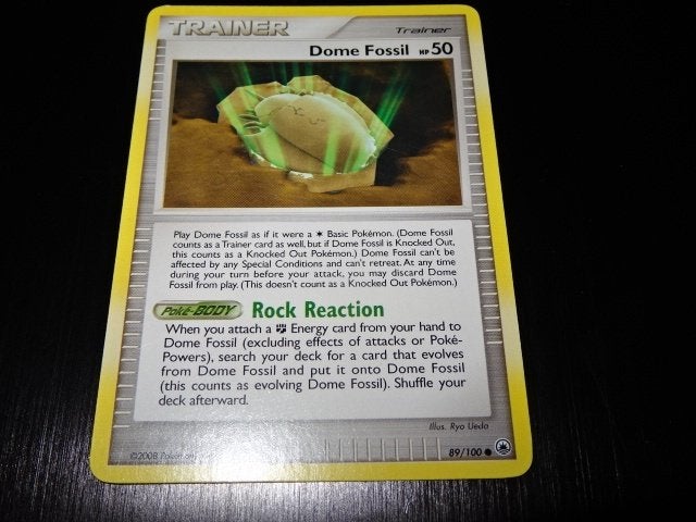 Pokemon kaart trainer dome fossil 89/100 2008, Ophalen of Verzenden, Gebruikt, Losse kaart