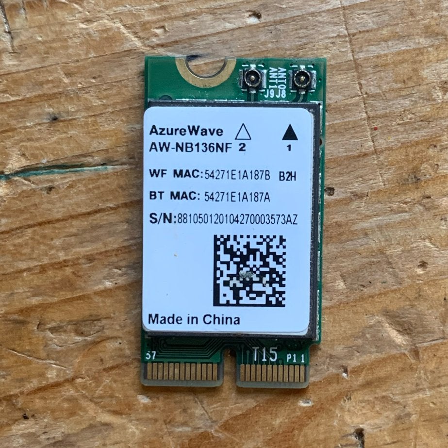 AzureWave AW-NB136NF WiFi Bluetooth Kaart, Ophalen of Verzenden, Gebruikt