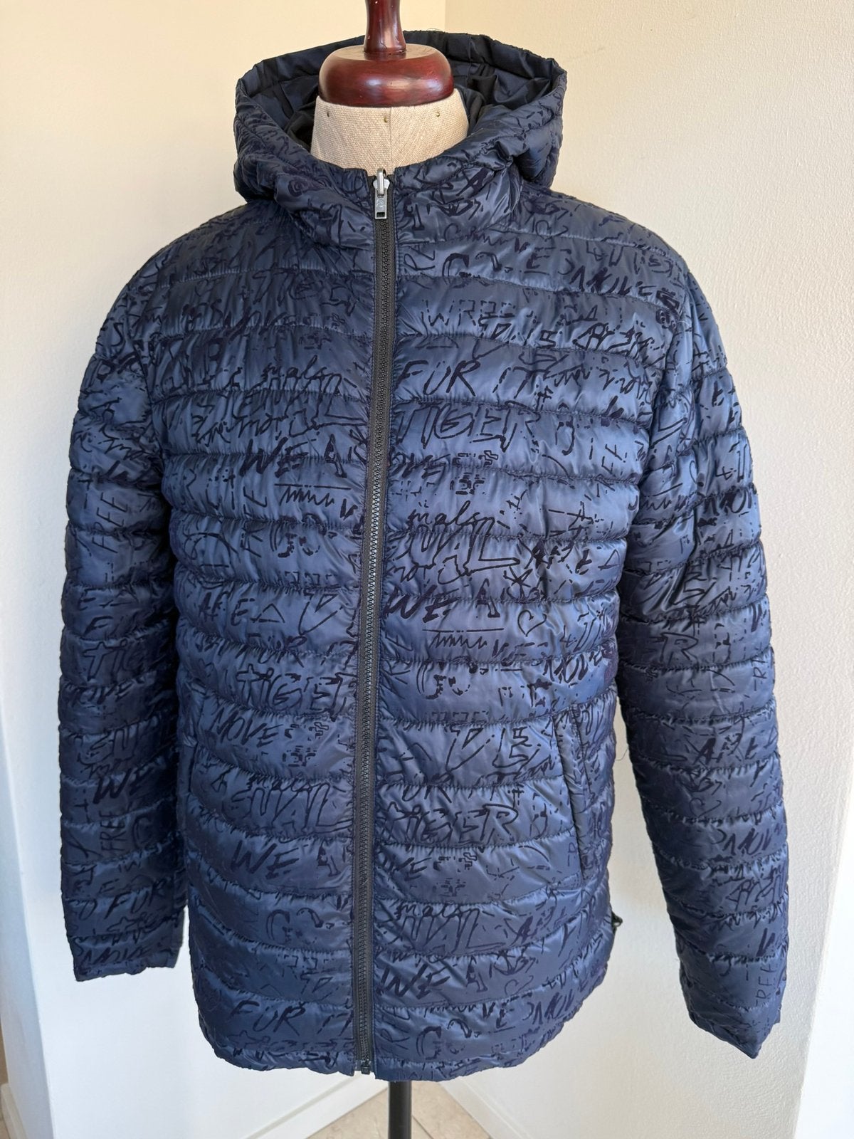 Tweezijdig te dragen jas jack van Desigual blauw-zwart, Ophalen of Verzenden, Zo goed als nieuw, Overige maten, Blauw