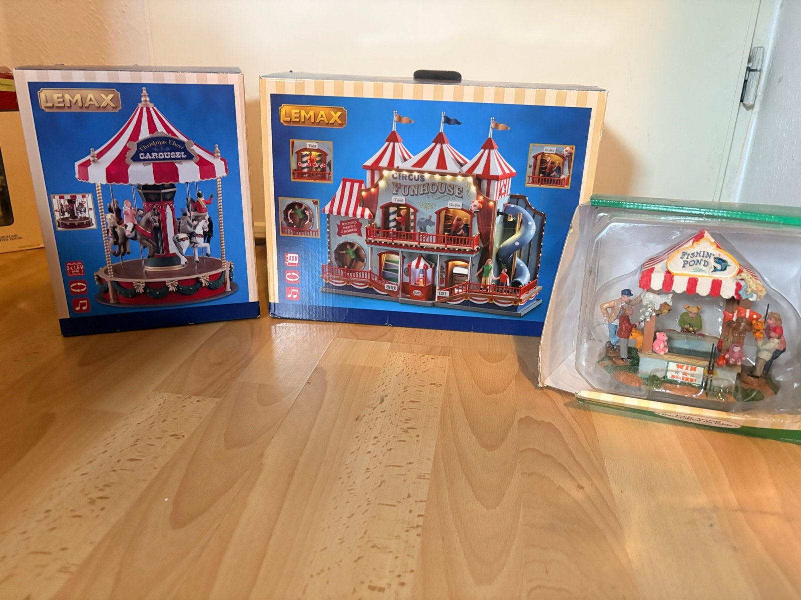Grote Lemax Kerstdorp Collectie - Huizen, Figuren, Accessoir, Diversen, Kerst, Ophalen, Gebruikt