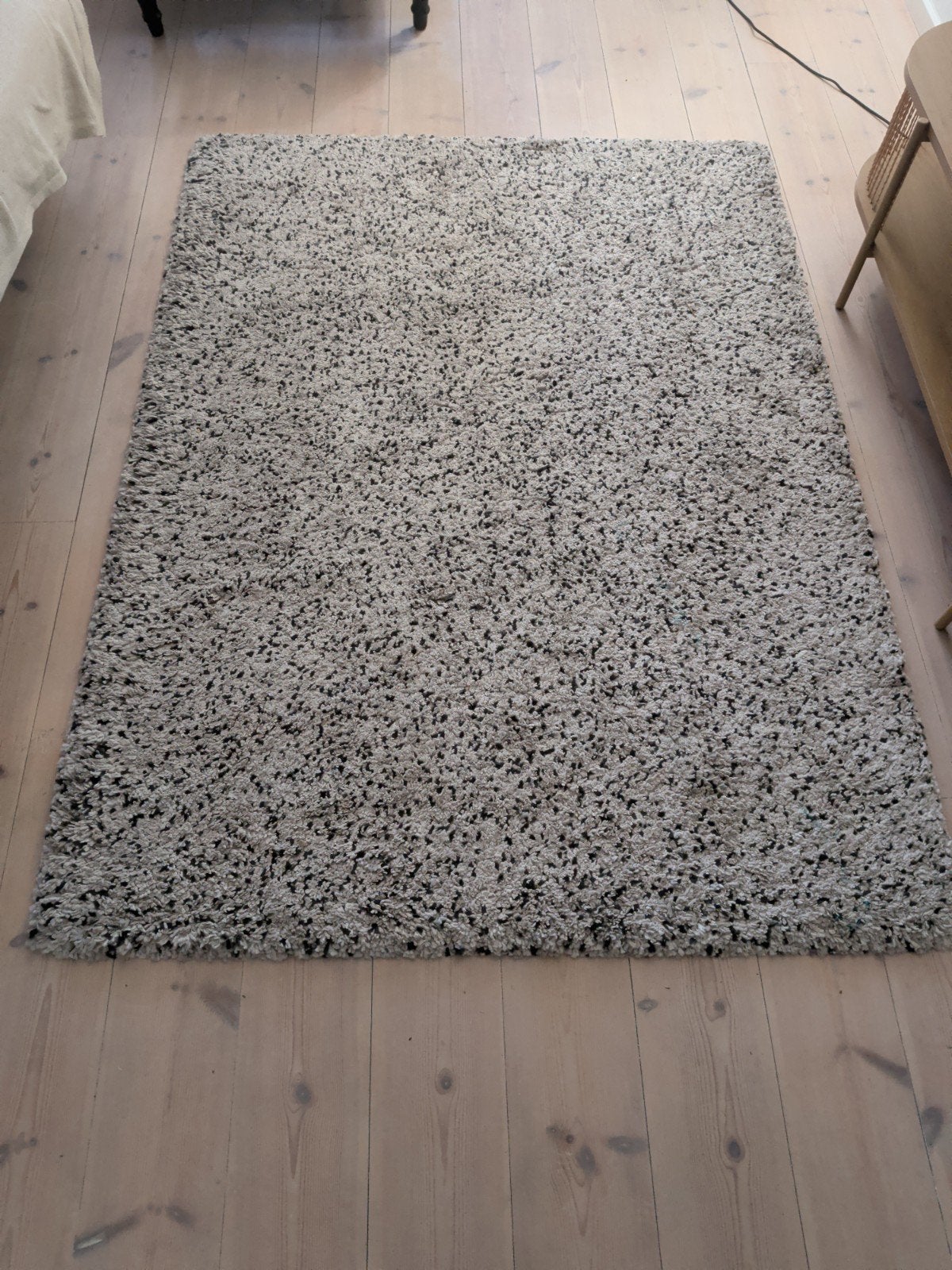 IKEA VINDUM Vloerkleed - 133x180 cm, Ophalen, 100 tot 150 cm, Beige, Zo goed als nieuw