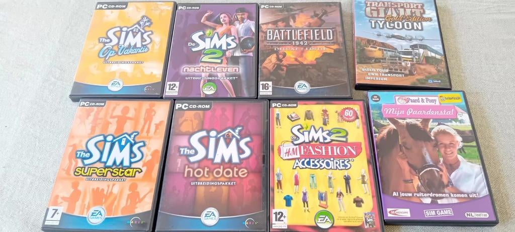 PC CD-ROM Games: De Sims, Battlefield en meer, 1 speler, Ophalen of Verzenden, Vanaf 12 jaar