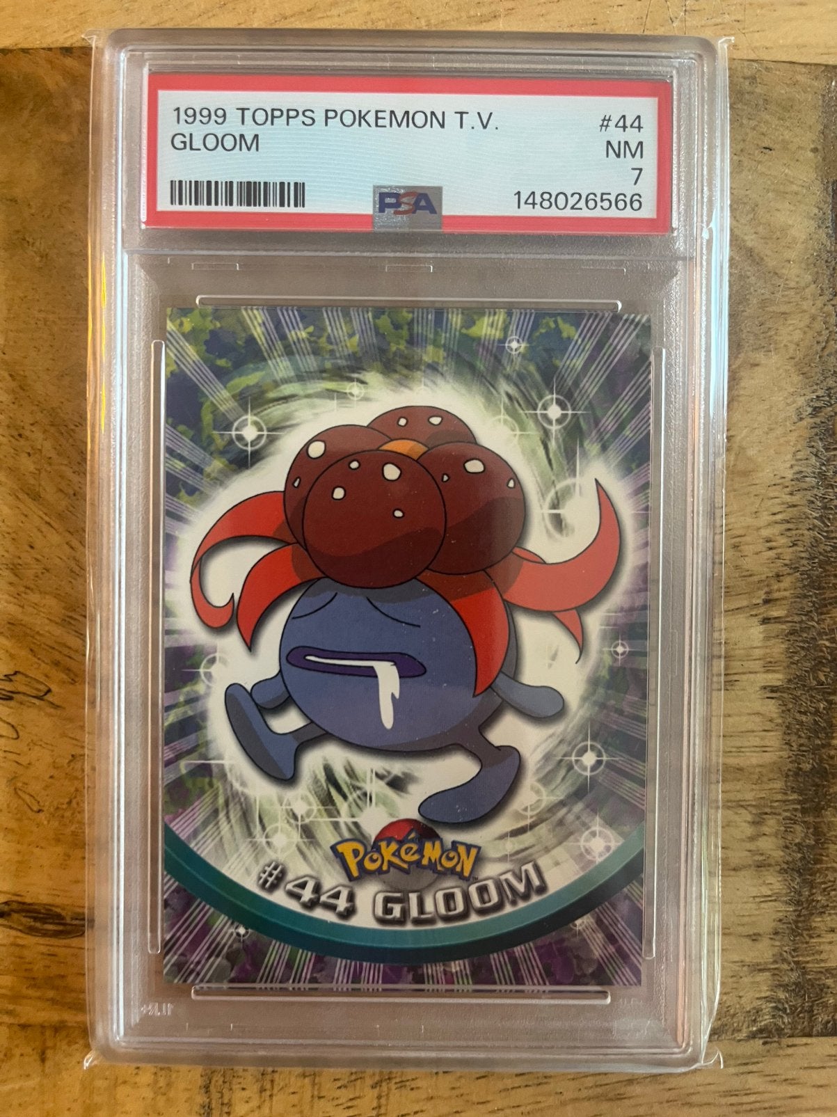 Gloom PSA 7 - Topps Pokemon TV 1999, Verzenden, Zo goed als nieuw, Losse kaart
