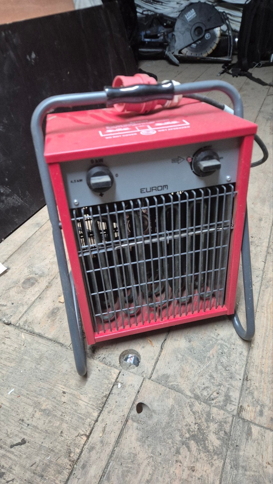 Eurom EK9002 elektrische kachel 9000W, Ophalen, 30 tot 80 cm, Gebruikt, Kachel