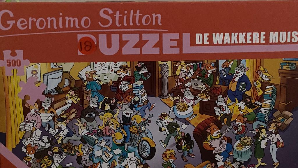 Puzzel de wakkere muis, Ophalen, 500 t/m 1500 stukjes, Zo goed als nieuw, Legpuzzel